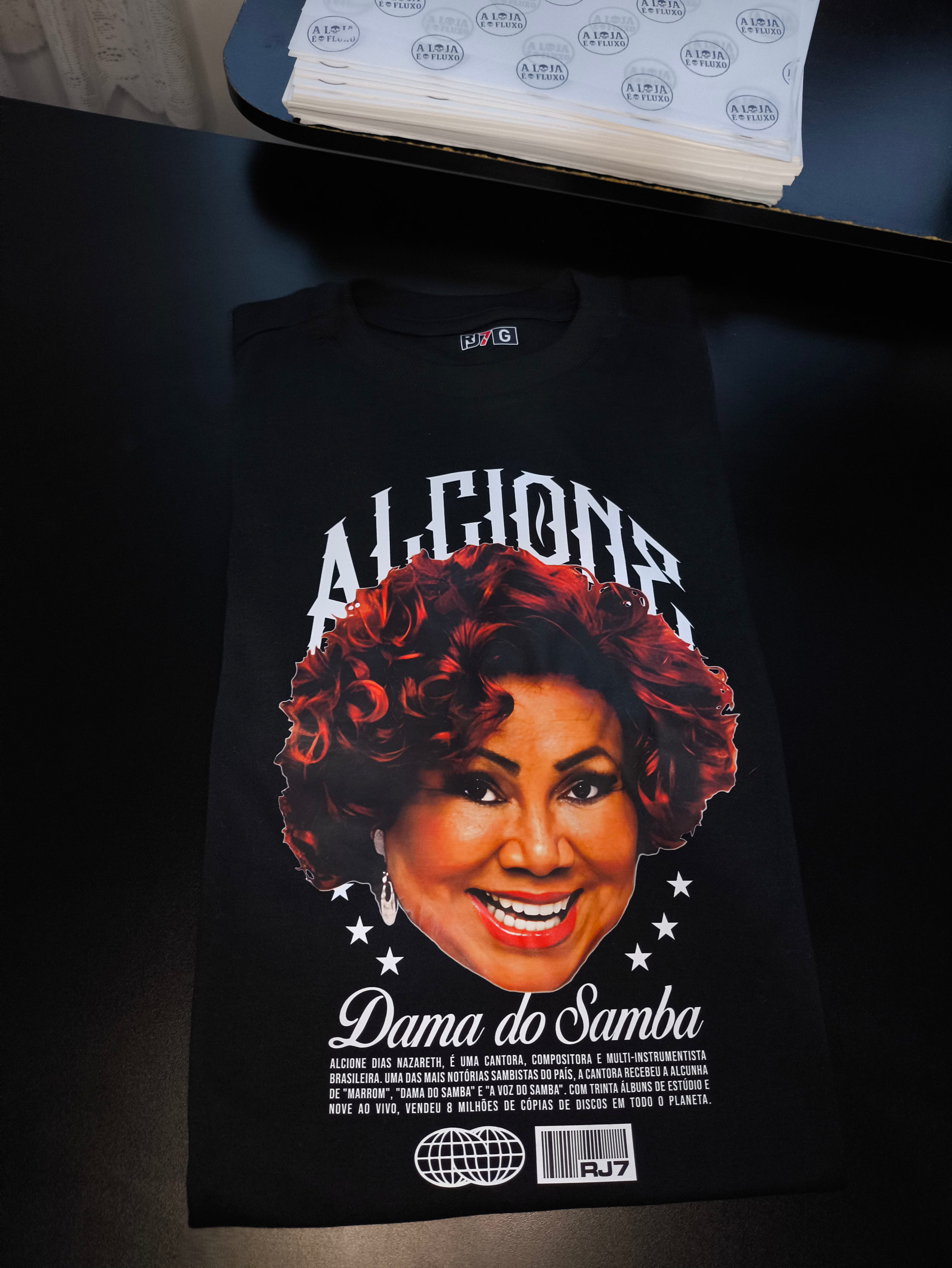Camiseta Overzied Suedine Premium RJ7 | Alcione